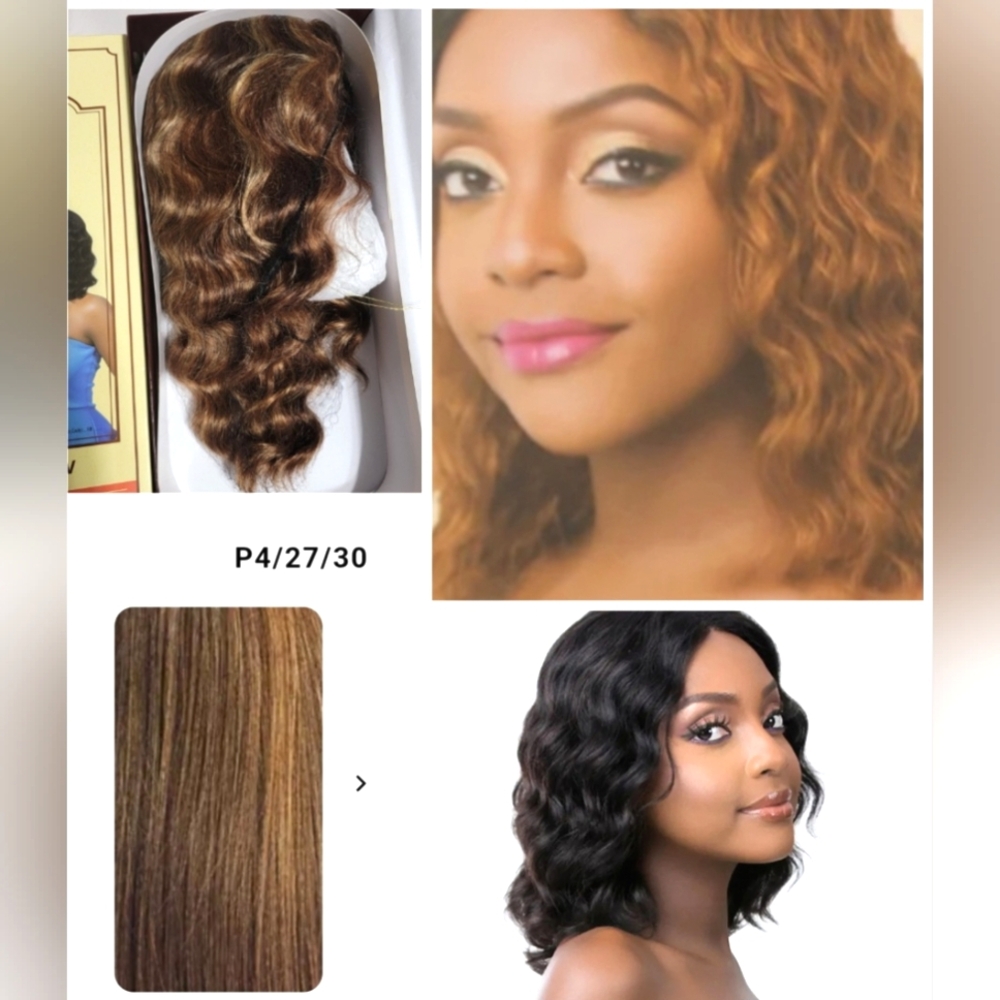 New 100% Natural Human Hair It's a Wig HH PART LACE LIV P4/27/30
